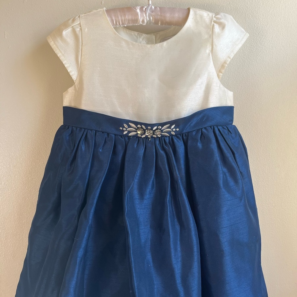 Beautiful taffeta toddler dress.